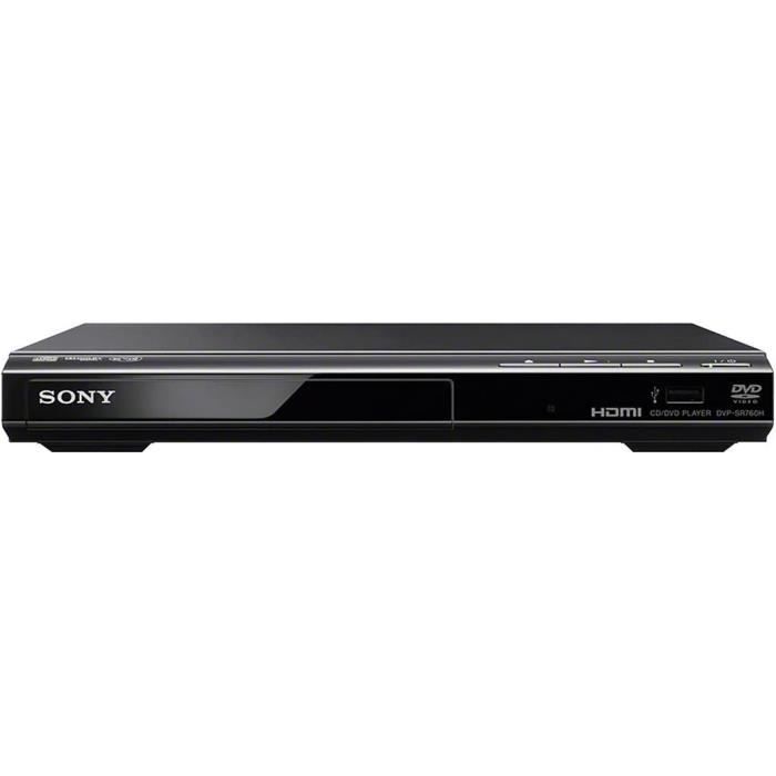 Sony Lecteur DVP-SR760H DVD/lecteur CD (HDMI, upscaling 1080p, entrée USB, lecture Xvid, Dolby Digital) noir
