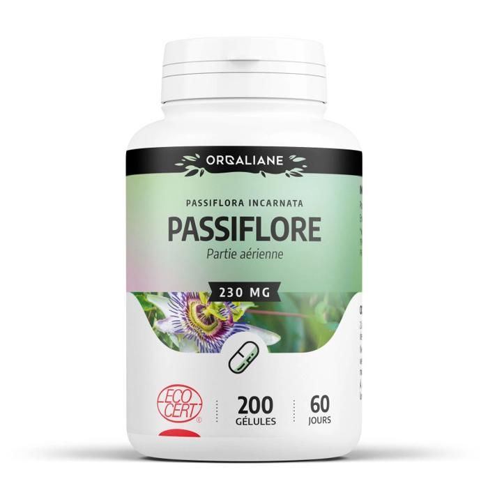 Passiflore Bio En Gélules - Boîte De 200 - Nat & Form - Produit Français - Neuf