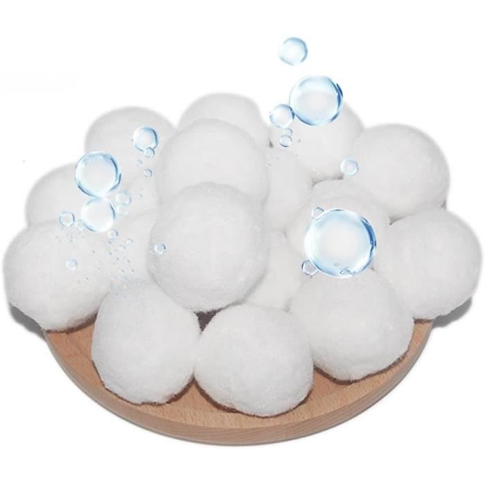 1400g Boules de Filtre de Piscine, Balles Filtrantes Piscine, Balles Filtrantes Réutilisables