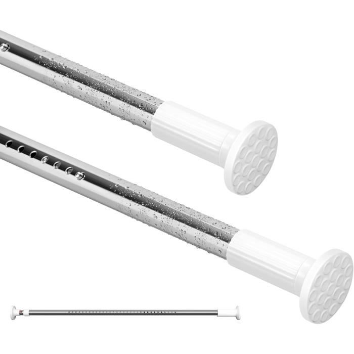 BESPORTBLE Tringle à Rideau Télescopique Pour Douche, Placard