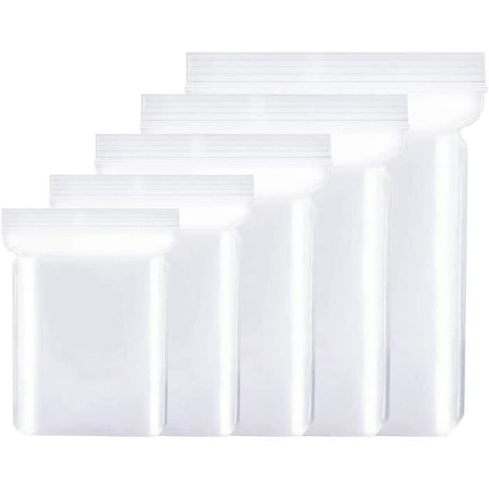 Sachets sachets en plastique transparents avec fermeture à glissière Sachets sachets en plastique transparents avec fermeture à glissière