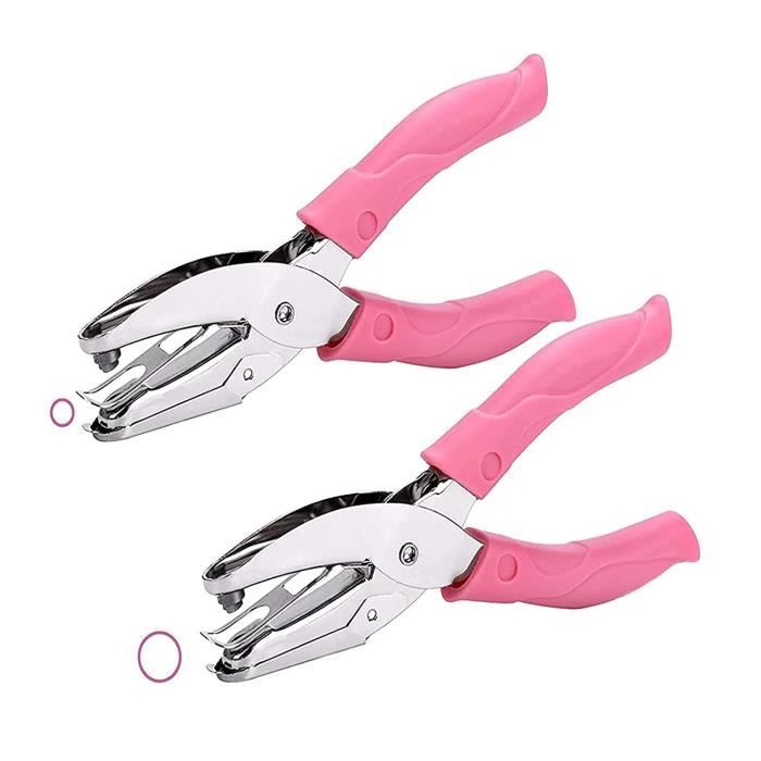 2 Perforatrices Formes Cœur Et Étoile - 5,5 Mm - Pour Scrapbooking Et Loisirs Créatifs