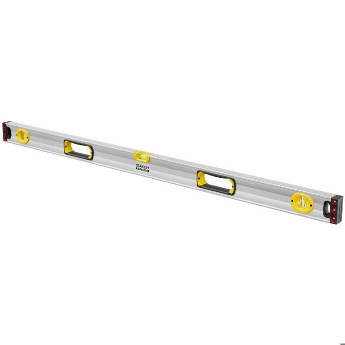 Niveau Magnétique Stanley 40cm - Précision 0.5mm/m - Semelle Aimantée - Aluminium Résistant