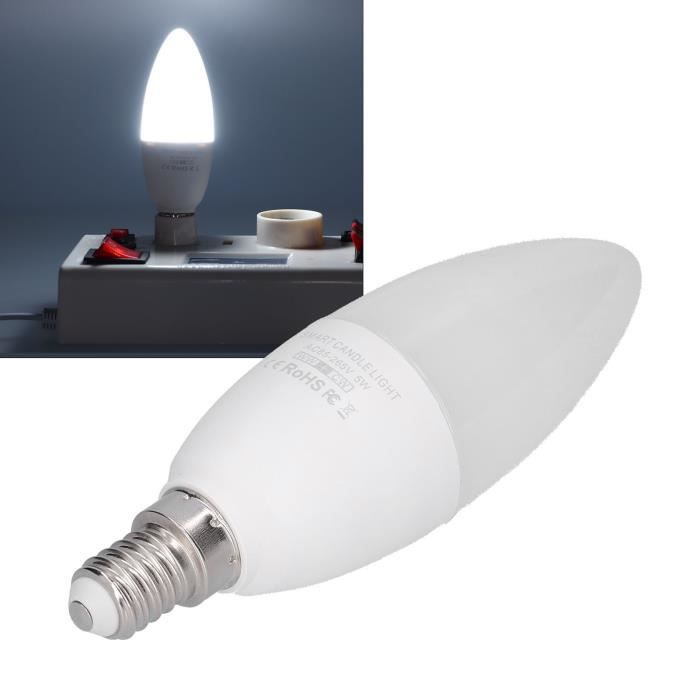 Ampoule de lampe intelligente Wifi E14 Ampoule LED de télécommande
