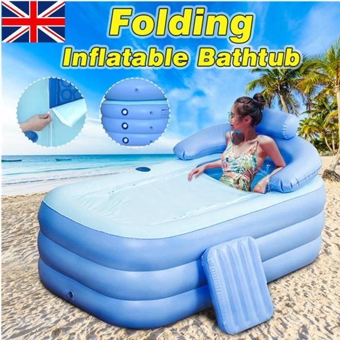 Baignoire Gonflable Adulte Avec Pompe Électrique - Spa Portable 150x74x54cm Confort Max Accoudoirs Et Coussin Pliable Pour Interieur Exterieur 91129842