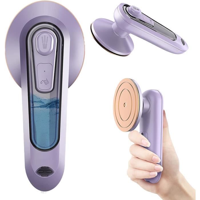 Défroisseur à Main Vapeur Portable - Mini Fer à Repasser 38W - Chauffe Rapide 30s - Pour Voyage Et Bureau