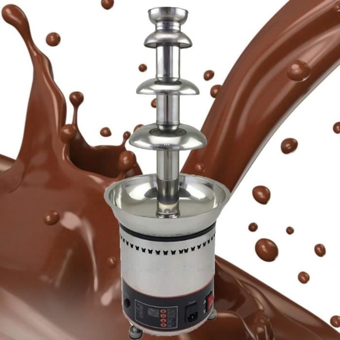 Fontaine De Fusion De Chocolat En Acier Inoxydable, 4 Niveaux Chaudière