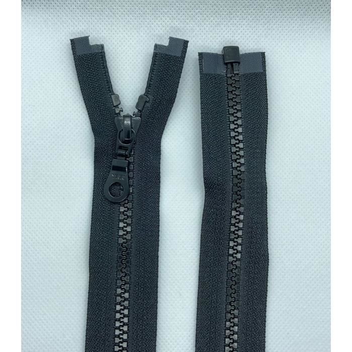 Ykk Fermeture Éclair En Plastique, Dents N° 5, Moyennement Divisible, 580, Noir, 66 Cm[L3362
