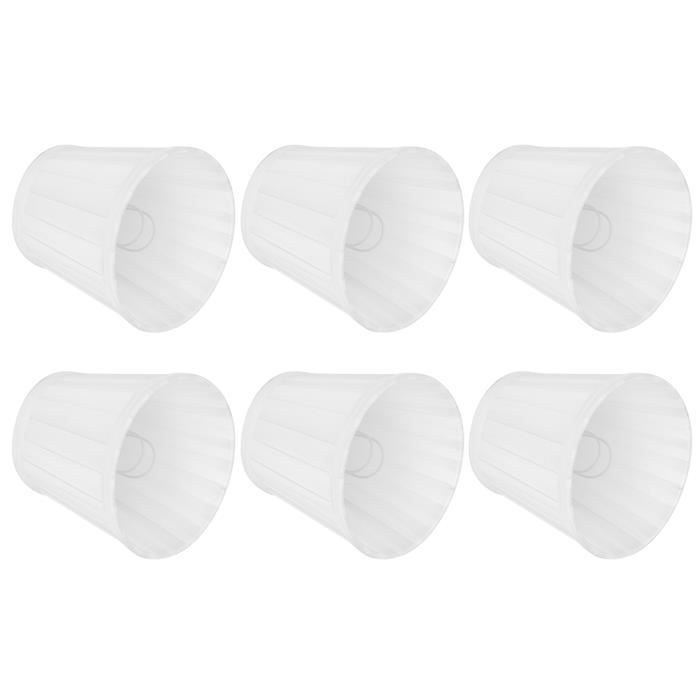 Zerone 6Pcs Desktop Lampshade, Wall Light Cover, Modern Fabric Desktop