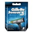 3x8 Lames de rasoir Gillette Sensor3-1