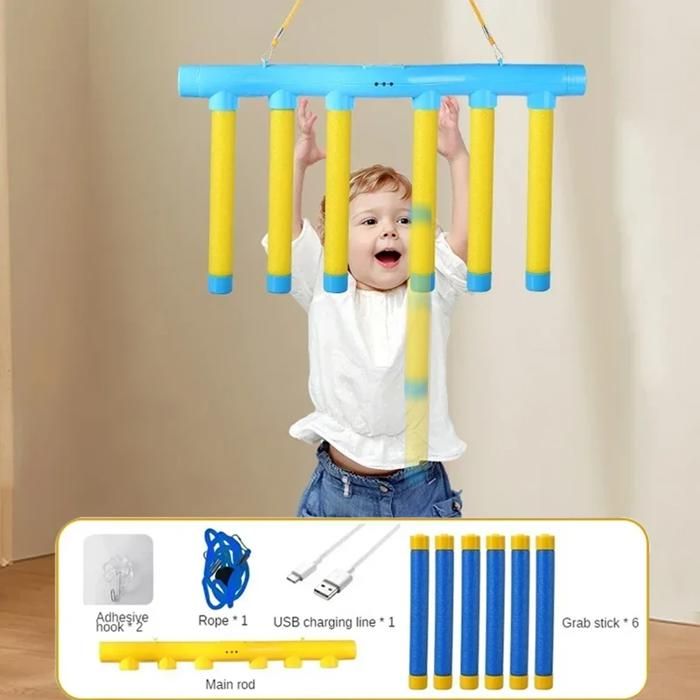 Jeu De Réaction : Attrape-bâtonnets Avec 3 Vitesses De Chute - Jouet éducatif Pour Enfants Et Adultes - Idéal Noël