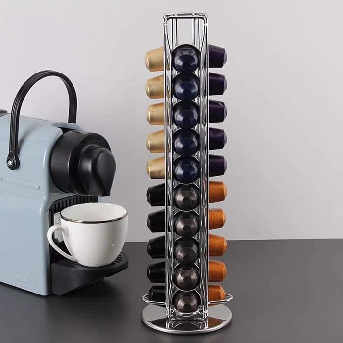 Support 20 capsules / Porte dosette Nespresso inox - Cdiscount Maison