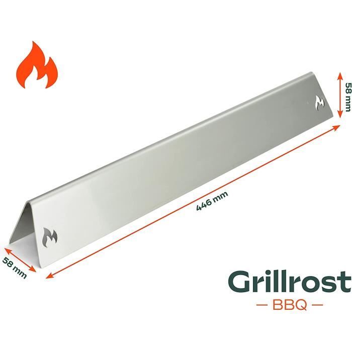 VEVOR 3 Flavorizer Bars Aroma Rails Vlamverdeler (geëmailleerd