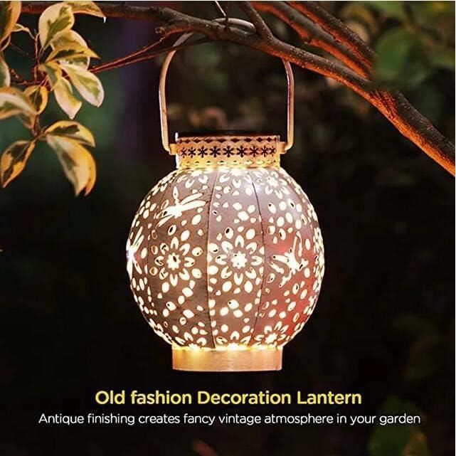 FUUIE Lot de 5 grandes lampes solaires de rechange pour lanternes suspendues extérieures, plus