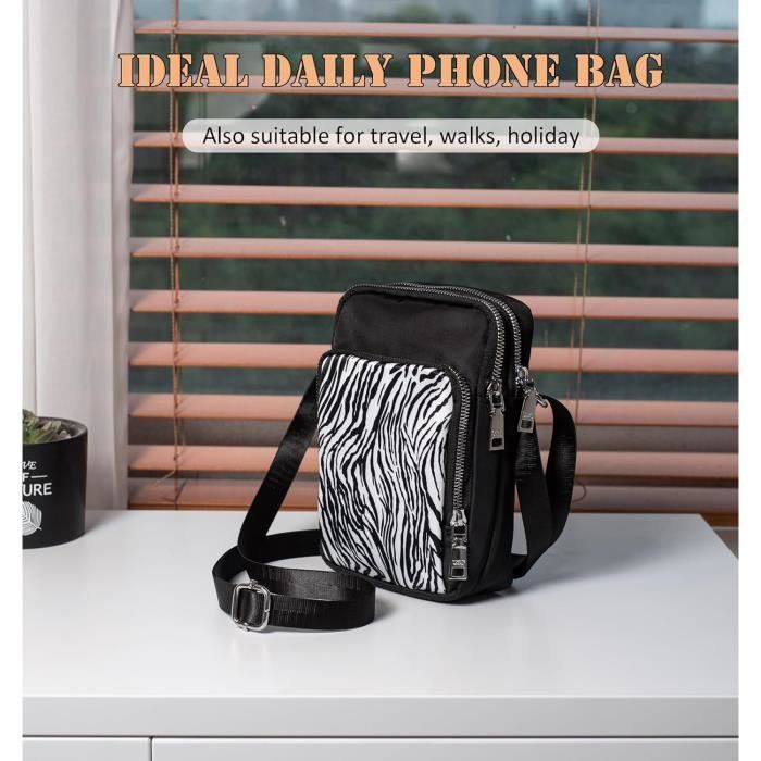 Knubbuf Dragonne Téléphone Avec Pochette Zippée - Bandoulière Réglable