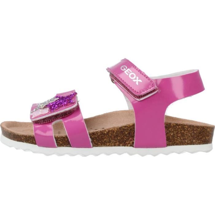 Sandale nu pieds fille Geox 134308 Rose Semelle int. Micro Gome