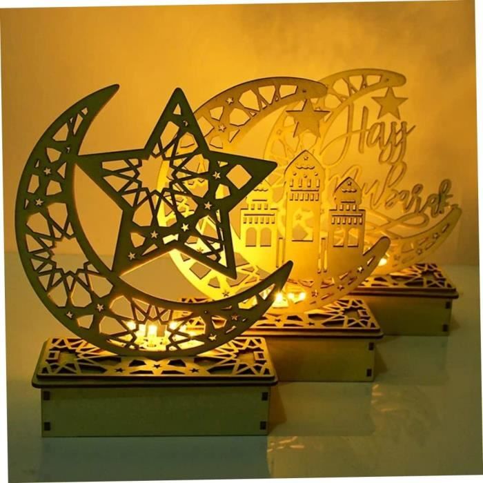 Décorations du Ramadan Lumière, Ramadan Eid LED Light Night Light, musulman Ramadan  Table Lampe, Ramadan Decorations Light Eid Table - Cdiscount Maison