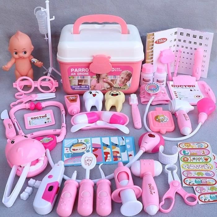 Jouets Tombotoys Jeu de Rôle Jouets Médicaux Valise Enfant Bébé Jouer Médecins Enfants Éducatif Ensemble de Jeu en Plastique Grand Ensemble de Jouets