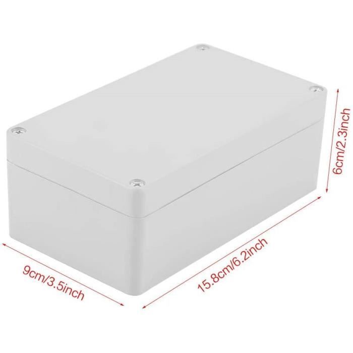 Boîte De Jonction 120*120*60 Abs Blanc Boîte D'enclosure En Plastique étanche Boîte De Projet D'instrument Boîte D'enclosure électronique