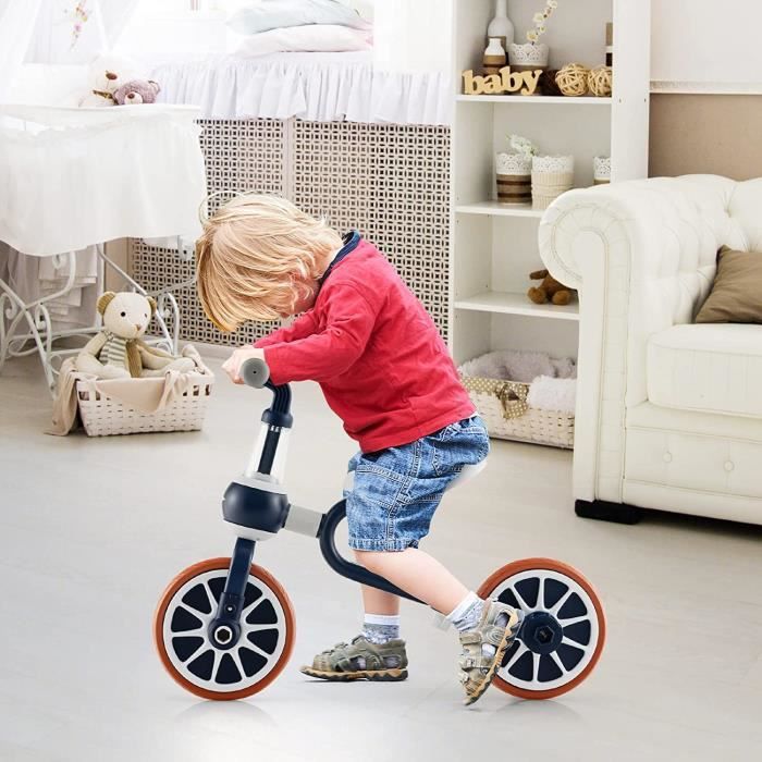 Costway tricycle evolutif 5-en-1 avec putter pour enfants 2-4 ans