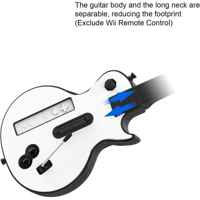 Contrôleur sans fil avec sangle réglable pour guitare Wii, Hero