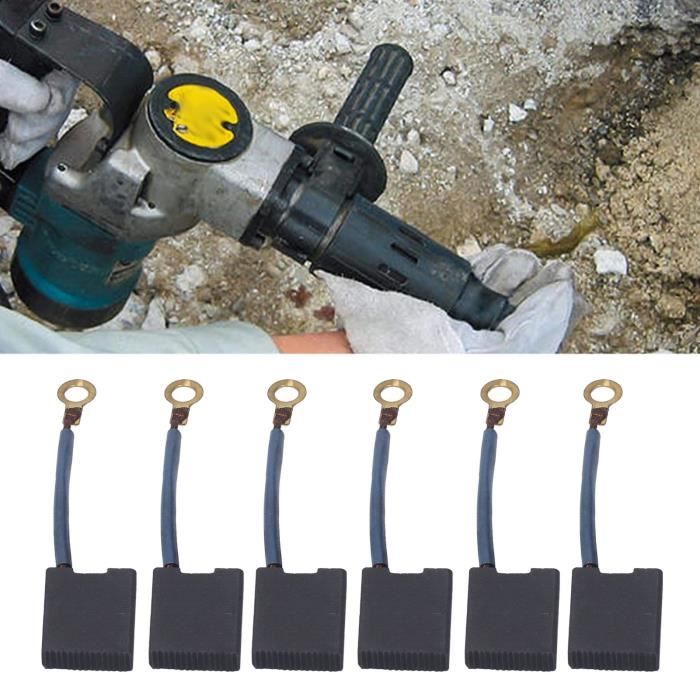YAFIYGI Lot De 24 Balais De Charbon Pour Outils électriques - 12 Tailles - Graphite Et Cuivre - Compatible Perceuses, Meuleuses
