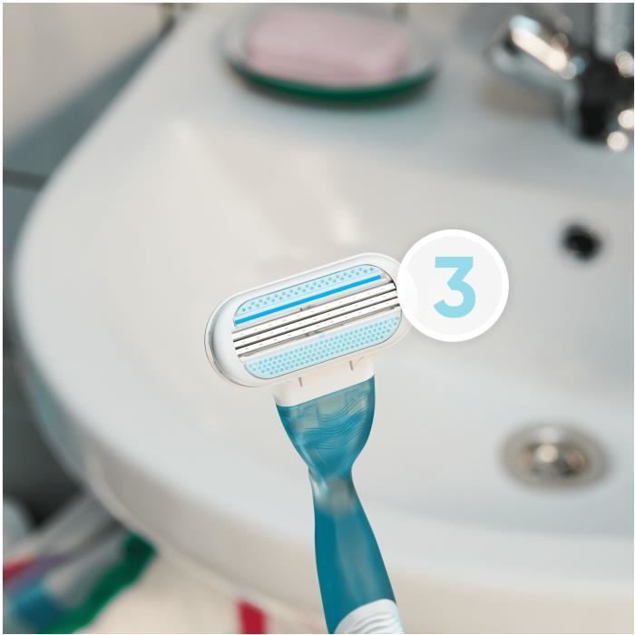 Pack De 4 Recharges De Lames Gillette Venus Smooth Pour Rasoir Femme - Lot De 3 - Douceur Garantie - Neuves Et Originales