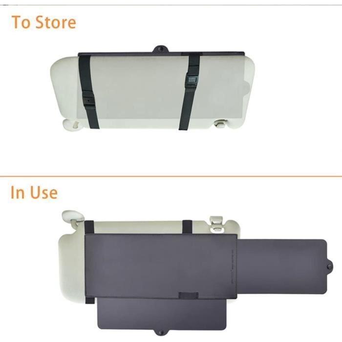 Pare-soleil Pour Rétroviseur Porsche 911/996/997 - En ABS Noir, Installation Facile Avec Tournevis Inclus