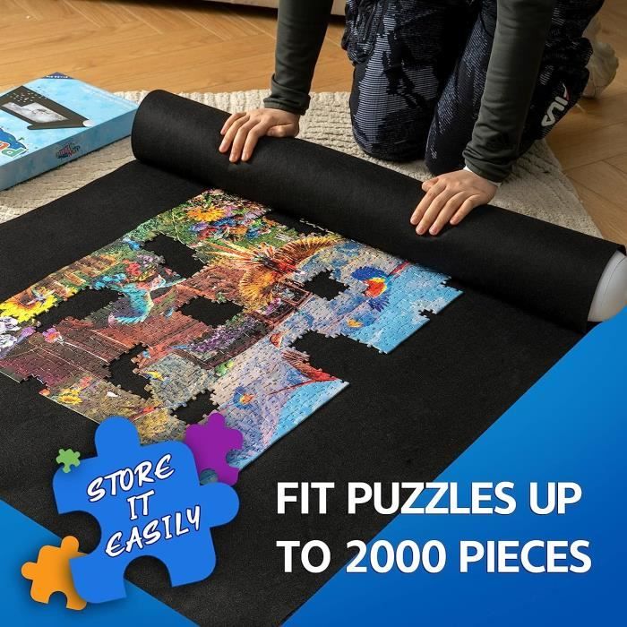 Tapis De Puzzle Enroulable Pour 2000,1500,1000,500 Pièces,Support