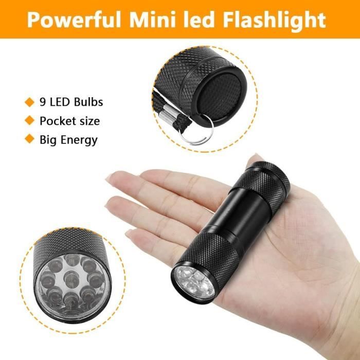 Mini DEL petite lampe de poche alimentée par batterie stylo portable  lumière pour camping en plein air