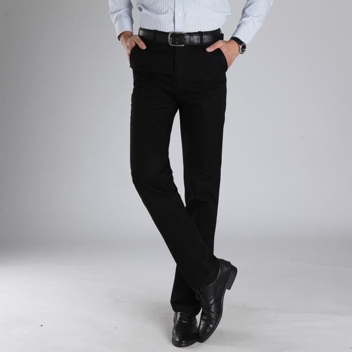 Pantalon noir habillé homme best sale