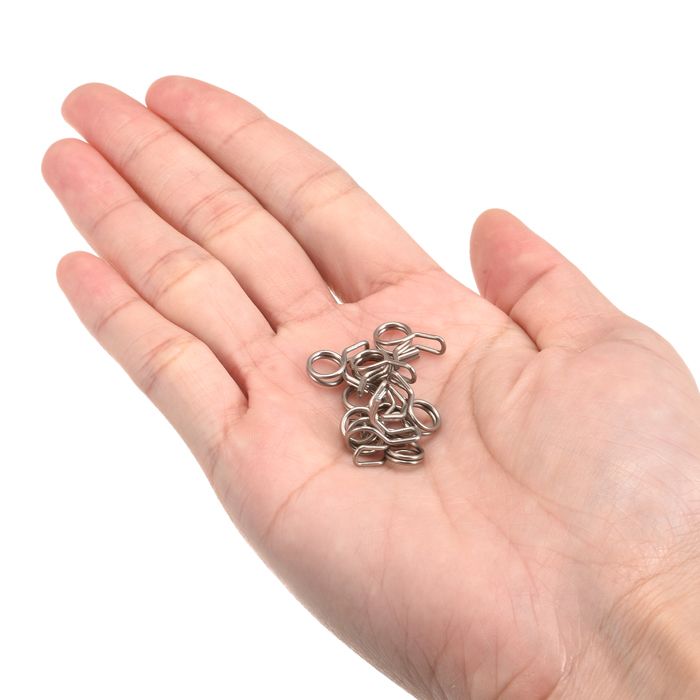 10pcs Collier Serrage Tuyau Double Fil Ressort 304 Acier Inox 6mm - Diamètre Interne 6.7-7.3mm