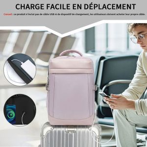 Sac Messager Lands' End Enfant – Ordinateur Portable 15 Pouces, Violet Et Gris