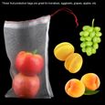 50pcs sacs de protection de fruits de plante sac de maille de cordon contre les insectes nuisibles outils de jardin （25 * 15 cm)-0