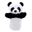 Peluche Marionnette à main enfant Panda gant - The Puppet Company - Tête et bras articulables - Hauteur 22cm-0
