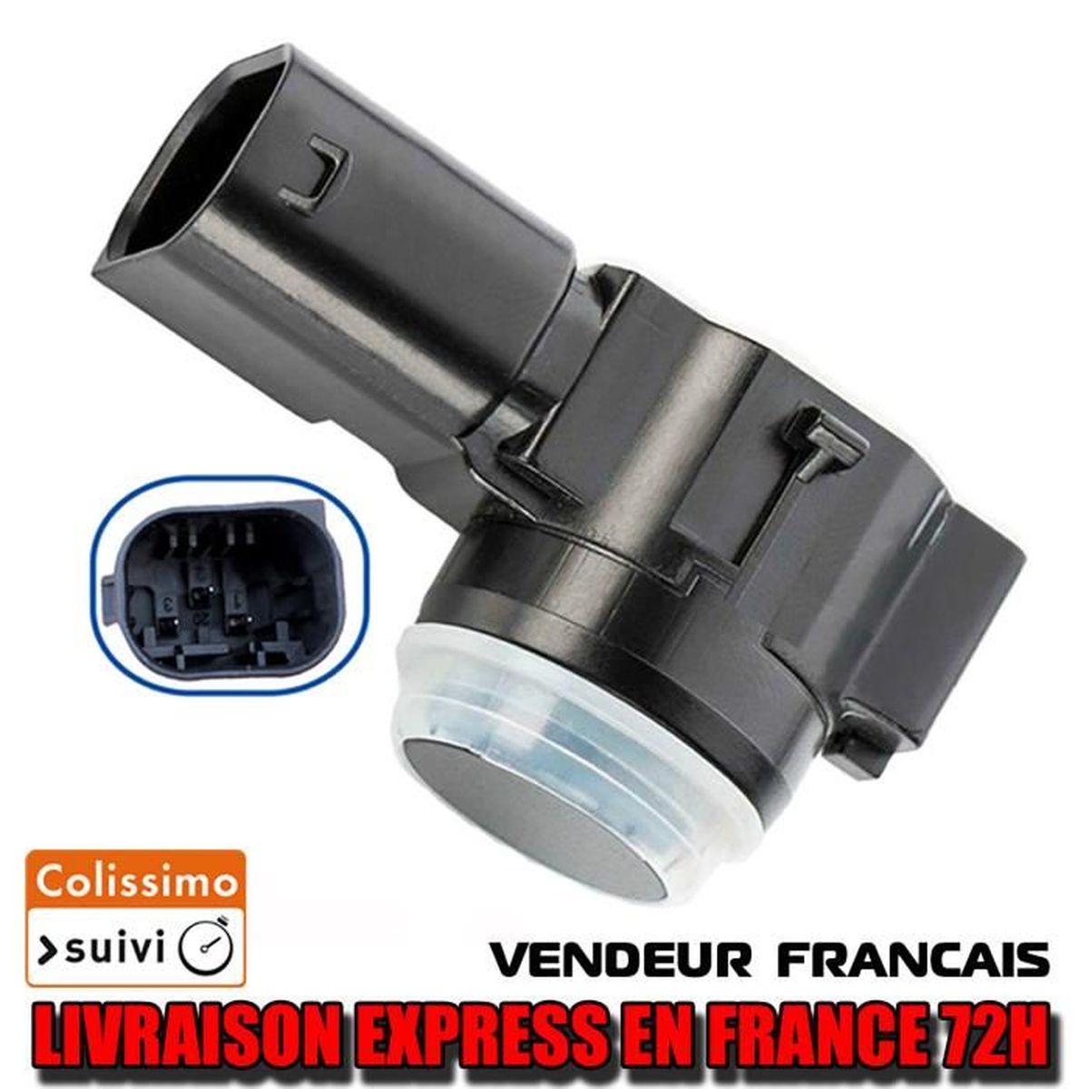 Sensor De Aparcamiento PDC Para Peugeot 207 Y Citroen C4/C5 - Repuesto 7701062074 | Radar Para Marcha Atrás