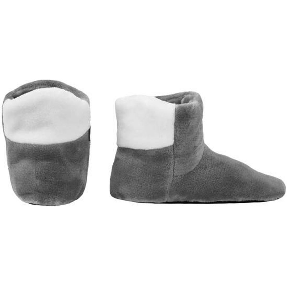 Chaussons chaussettes antidérapants fourrés pour bébé
