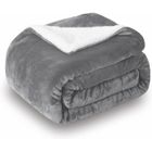 FREOSEN 150x200cm Couverture Plaid en Polaire Sherpa Couverture Chaude et Douce pour Lit Canapé Couverture Pour hiver Lit Voyage