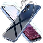 Coque Silicone Transparente + 2 Vitres Protection Ecran Pour Oppo Reno 8 Lite 5G Little Boutik®