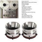 SALALIS-pour Studer Adaptateurs de moyeu NAB 1 paire d'adaptateurs de moyeu NAB professionnel en son videoprojecteur Argent