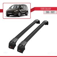 Compatible avec Ford Galaxy (CD390) 2016-2023 Barres de Toit ACE-2 Railing Porte-Bagages de voiture -NOIR