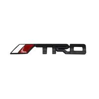 Zacharia Logo Badge 3D Voiture Styling TRD Avant Grille Emblème Autocollant Pour Toyota Auto Decal Noir