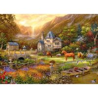 Puzzle 1000 pièces - Cherry Pazzi - La vallée d'or - Paysage et nature - Adulte - Intérieur
