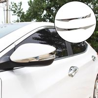 Seuil de porte voiture,Garniture de rétroviseur Auto anti-rayures,2 pièces,bande autocollante pour Hyundai - Type 2Pcs Silver
