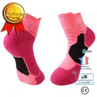 CONFO® Chaussettes de basket-ball à bas de serviette chaussettes élite antidérapantes à manches courtes