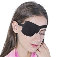 Masque pour les yeux 3D pour l'œil droit avec velcro Black
