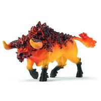 Figurine Taureau de feu, Schleich 42493 Eldrador Creatures, dès 7 ans
