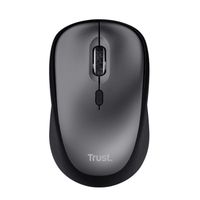 Trust Yvi+ Souris sans Fil Silencieuse avec Conception Durable - 800-1600 DPI - Récepteur USB - Noir