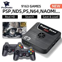 Console de jeux vidéo rétro X5S - Noir - Consoles rétro - 2 manettes - 9000 jeux