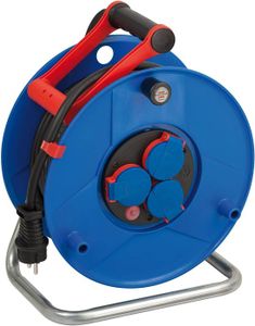 ENROULEUR ENROULEUR-Rouge, Bleu Rouge, Bleu 1208440 Garant Enrouleur de cable industrie/chantiers IP44 H07RN-F 3G2,5 25m Rouge/noir/bleu